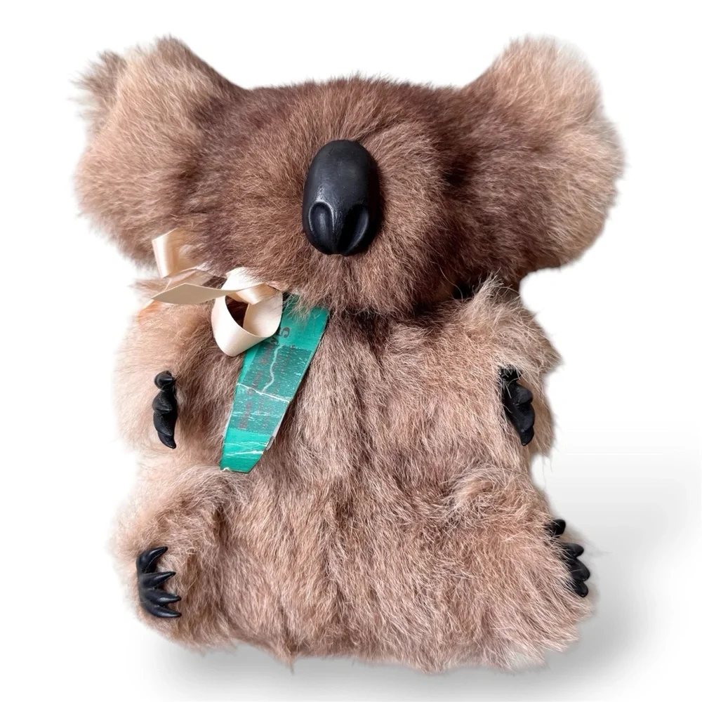 Koala Bear Blue Gum Baby Vintage Teddy Bear Toy 1960’s - Picture 1 of 13